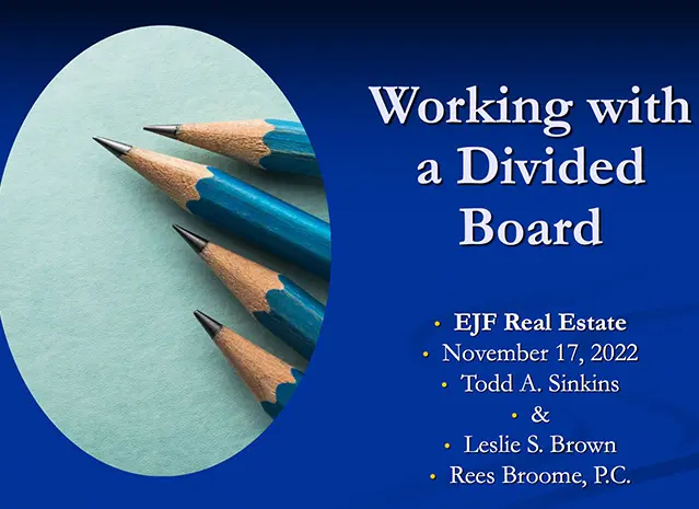 Board Conflict Resolution